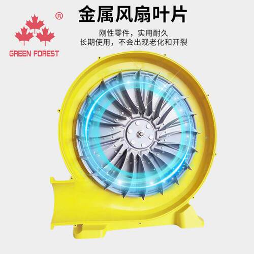 供应370W-570W充气跳床蹦床城堡出口鼓风机UL/CE/GS/UKCA/SA