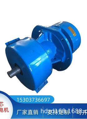 脱水筛侧式安装侧板振动电机HDCB-50-63.7KW三相6级法兰单轴电机