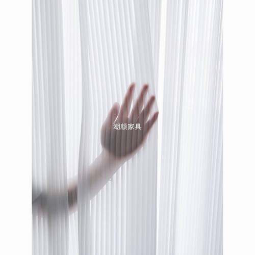 置物架货架衣架防尘帘衣帽间防尘门帘大衣柜遮挡免打孔开放式衣柜