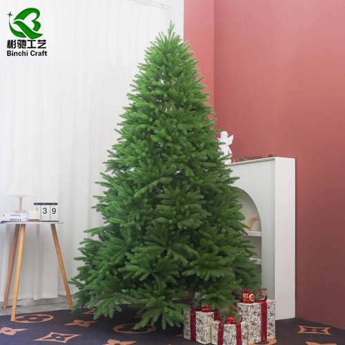 加密圣诞树圣诞节装饰摆件大型商场橱窗居家装饰pe圣诞树工厂直销