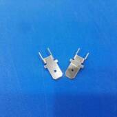 DJ615 4.84.8插片4.8定位插片H型0.5厚焊板端子 0.8PCB端子