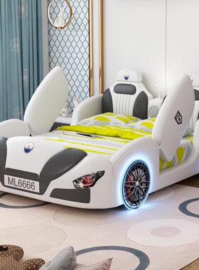 NRFQ088#玛莎拉蒂儿童床网红炫酷汽车床现代简约男孩储物单人床卡