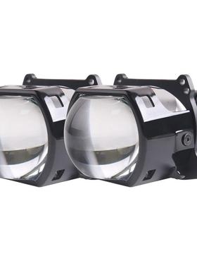 三为车灯SANVI3寸方形A4LED双光透镜大灯50w6000k小车汽车前照