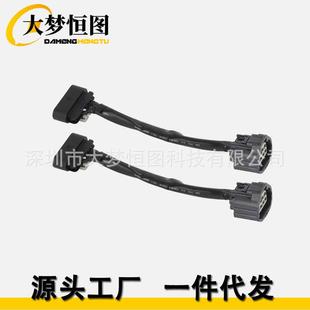 2007 2012年GMCAcadiaHID转卤素车头灯转换线适配器套装