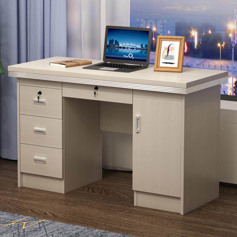 实木生态板电脑办公桌椅组合书桌子办公室家用单人简约现代包安装