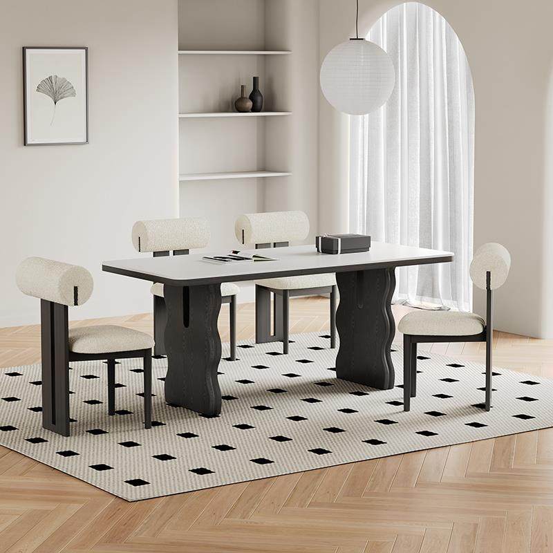 9W中古风实木餐桌轻奢长方形饭桌法式复古小户型白色岩板餐桌,机械设备,其他机械设备,淘宝优惠券,粉丝福利购,淘宝优惠卷