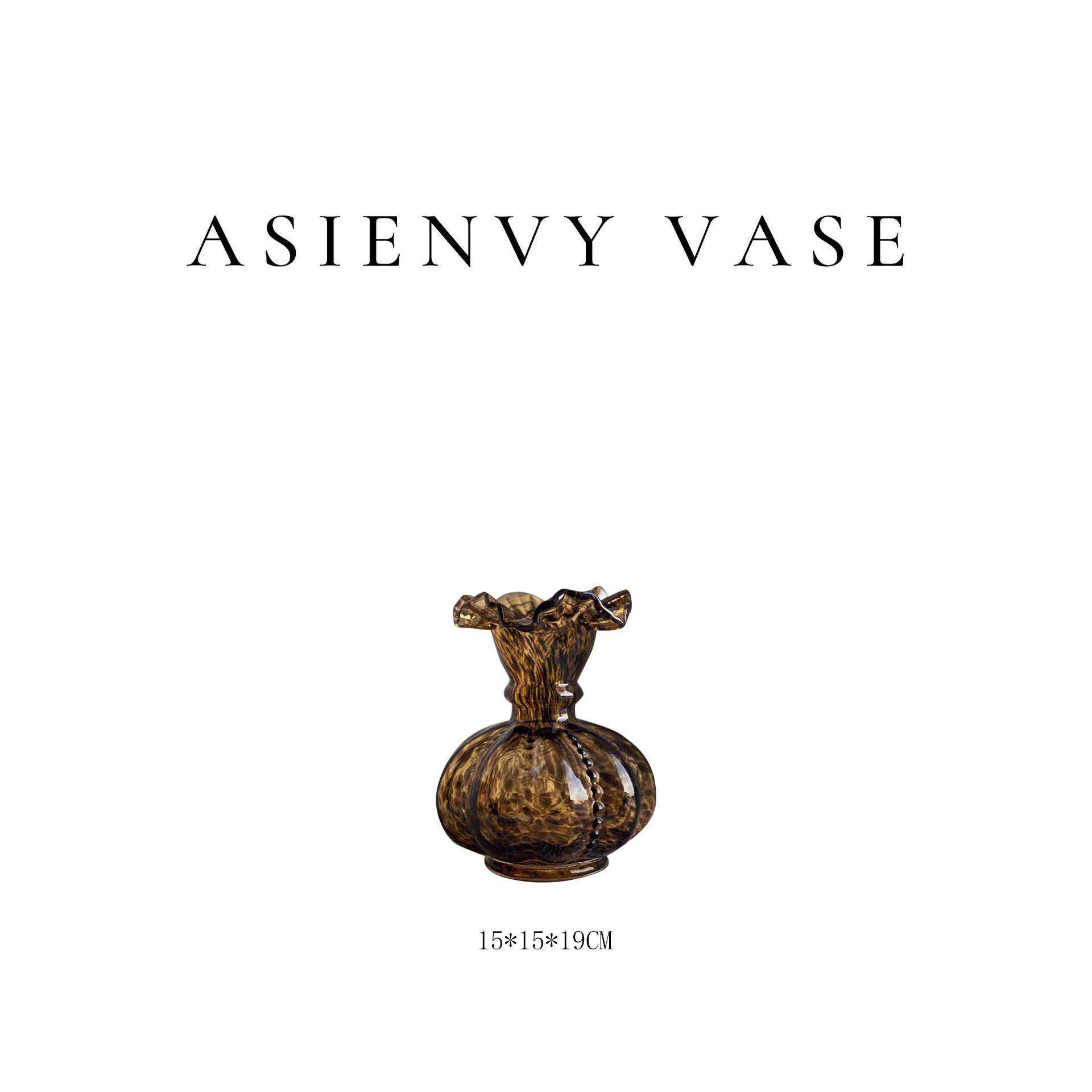 中古风复古豹纹芬顿南瓜纹瓜珠瓶六角手工花瓶水培插花玻璃装饰品,机械设备,其他机械设备,淘宝优惠券,粉丝福利购,淘宝优惠卷