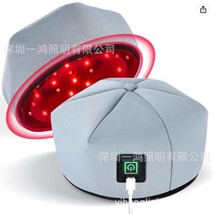 深圳工厂电商红光红外帽红外线发热帽LED生发帽红光帽