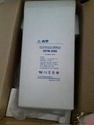 光宇蓄电池GFM-2002v200ahupseps太阳能直流屏2v电池