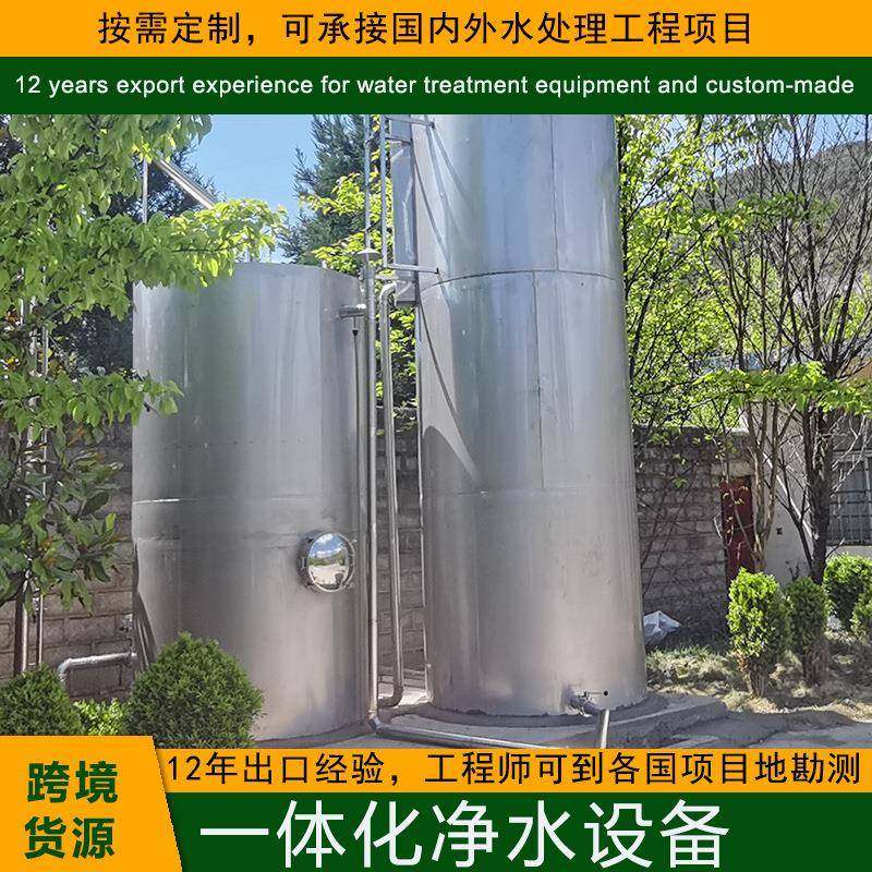 广西不锈钢一体化净水设备河水地下水专用全自动原水过滤器