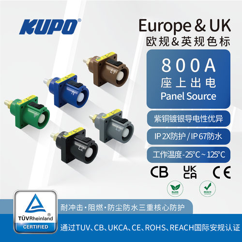 KUPOTUVCB液冷800A负载配电系统数据中心通用P3PowersafeIP67