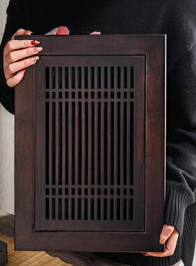 台九竹茶盘家用客厅排蓄水抽屉茶式竹干泡沥JZ-CWRS水托茶海制功