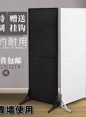 多ULZ收功能洞洞板货架展品示架纳可移动站立式支架摆摊神带器饰