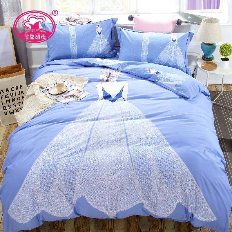 四件套全棉纯棉简约网红床单被罩公主风少女心金色胡杨全棉四件套,3C数码配件,其它配件,淘宝优惠券,粉丝福利购,淘宝优惠卷