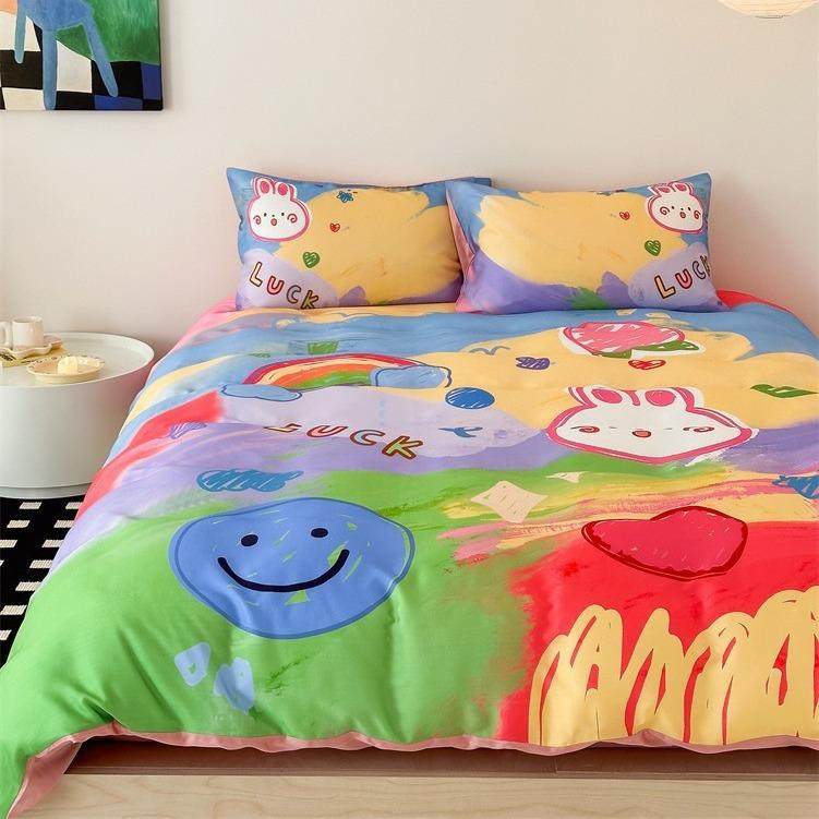 夏季卡通小汽车60支兰精天丝四件套儿童冰丝凉感被套床单床上用品,农用物资,其他肥料,淘宝优惠券,粉丝福利购,淘宝优惠卷