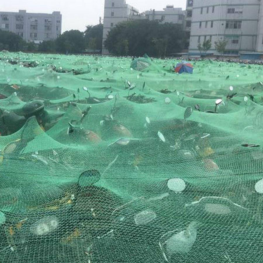 防尘网街道马路施工盖土抑尘网建筑材料余坭防航拍覆盖网编制厂
