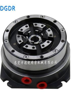 德锐GXD-30/65高精膜片固定式气压夹头加工中心CNC薄膜气动卡盘