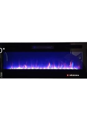 hot美圣诞电壁炉客厅装饰仿真火焰嵌入式电壁炉fireplace