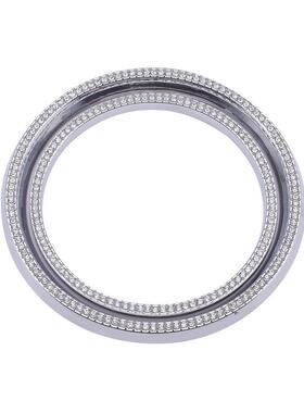 适用奔驰新C级后排出风口圈C180LC200LGLC260内饰改装饰贴镶钻