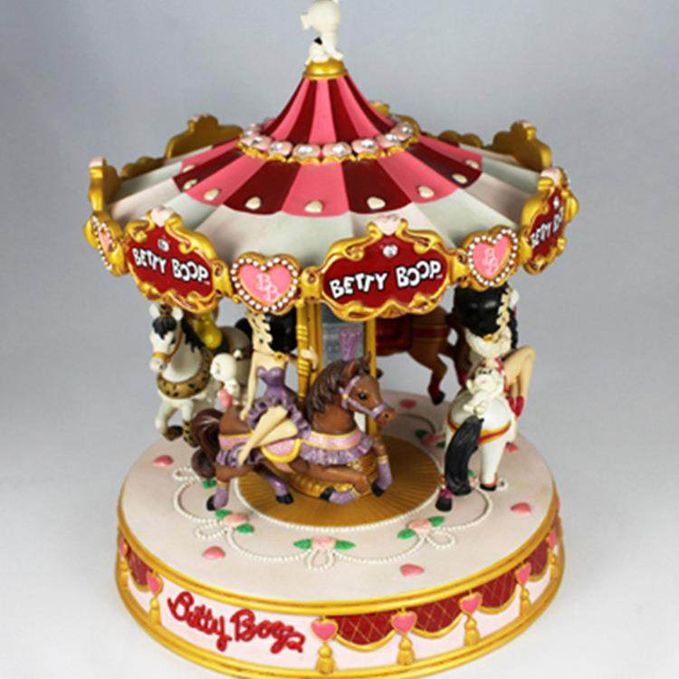 泡沫雕塑旋转木马模型玻璃钢雕塑小品假山美陈系列摆件雕塑