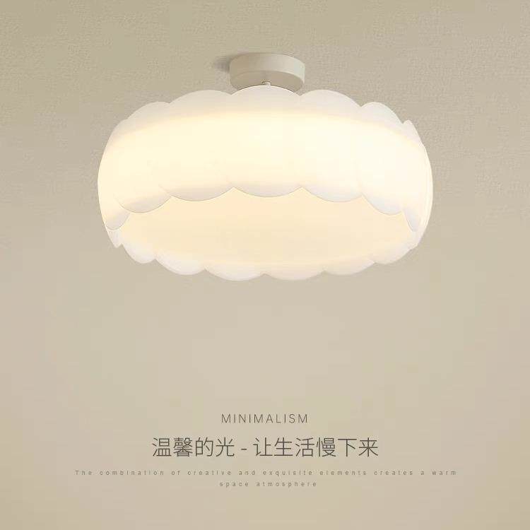 儿童房吸顶灯奶油风北欧房间意大利灯具简约客厅网红极简主卧室主