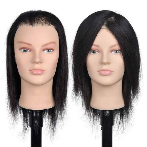 真人发练习头模美发洗剪吹烫染教习仿真模特头美发教习发