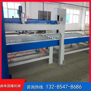 在线跟踪切断省时省力墙体保温板设备秸秆玻镁板生产线