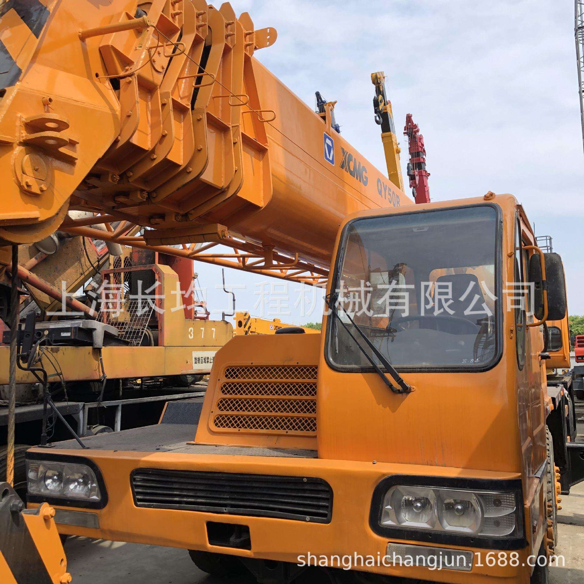 徐工吊车50吨QY50B汽车吊50吨吊机小型吊机无手续出口