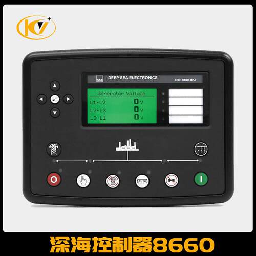 柴油发电机控制器多台机组与市电并网液晶显示屏控制器DSE8660