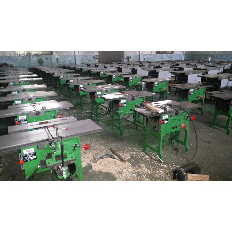 直销钻孔开榫压刨床木工平刨台锯压刨三合一刨床台式电刨