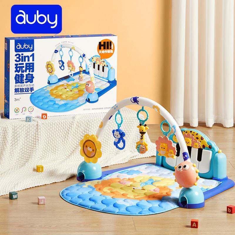 澳贝新生婴儿脚踏钢琴健身架宝宝早教益智0—12月男女孩音乐玩具1