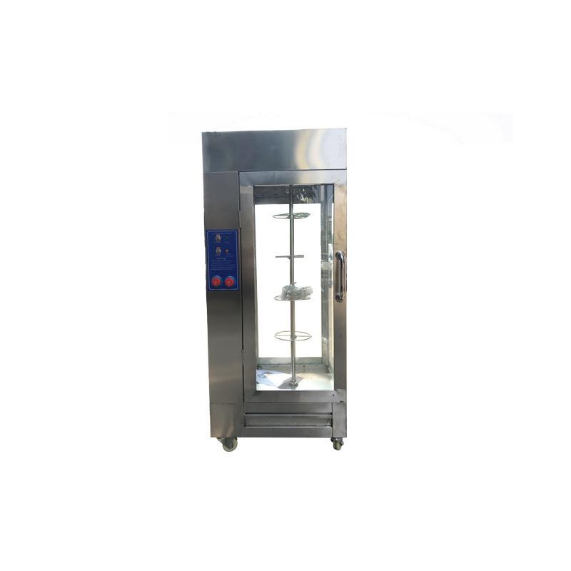 不锈钢烤鸭炉商用机械烤鸭炉果木炭旋转式烤箱烧鹅烧鸡烤串烤箱