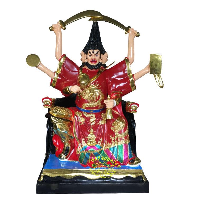 工厂现货供应火神爷神像祝融灶王爷火灵圣母树脂玻璃钢造像厂