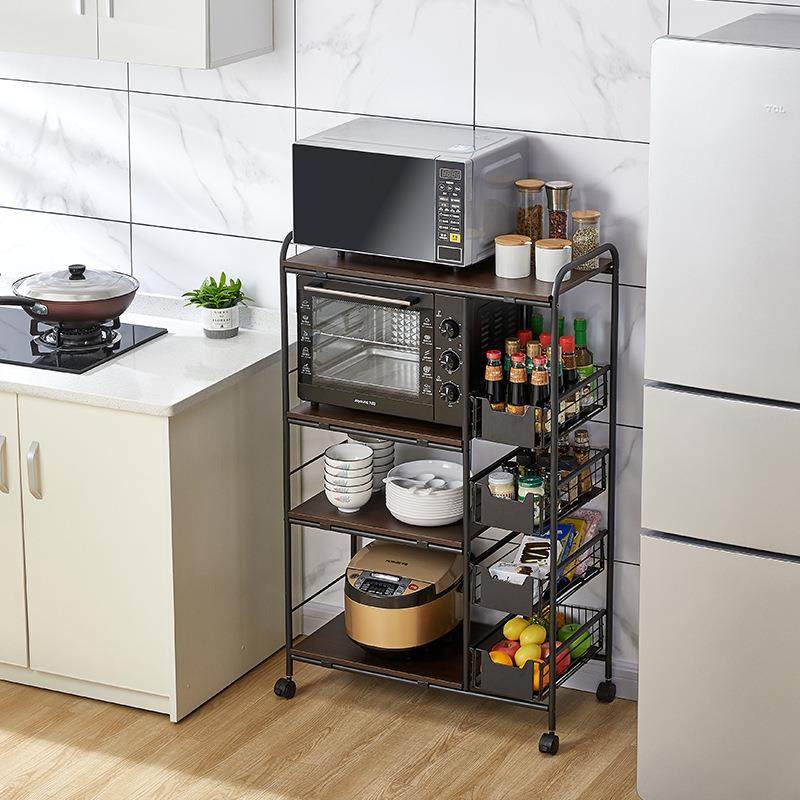 厨房置物架落地多层收纳架多功能储物用品家用微波炉烤箱调料架子,节庆用品/礼品,新娘配件,淘宝优惠券,粉丝福利购,淘宝优惠卷