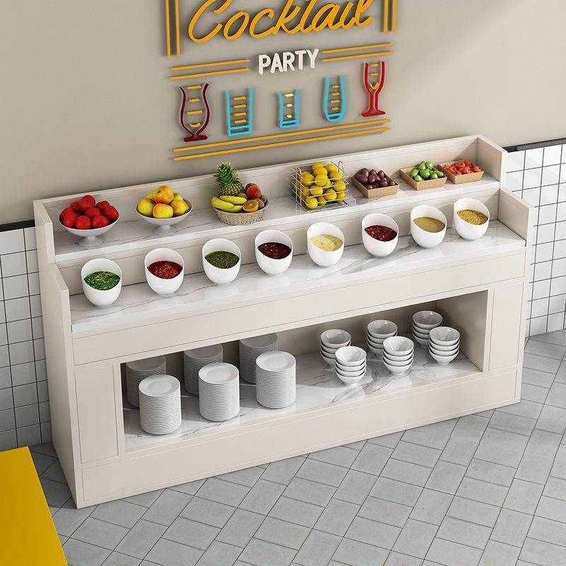 火锅店调料台商用麻辣烫蘸料台自助餐厅海底劳小料台水果台调料柜