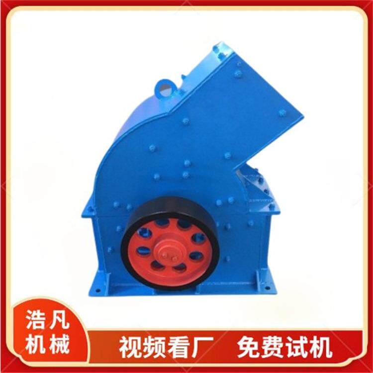 石榴石铝灰石打砂机可移动锤式矿用石料磕石机耐火材料粉碎机