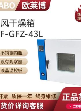 欧莱博43L台式鼓风干燥箱MF-GFZ-43L实验室干燥箱烘焙箱