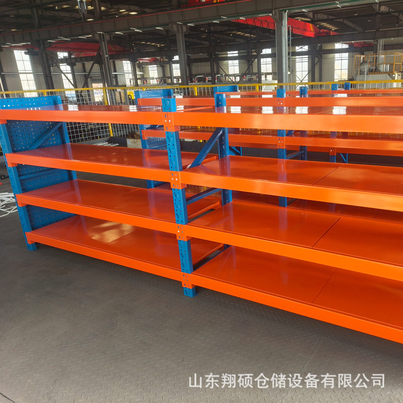 中型货架工业强承重结构稳固多层置物架层高可调超市商品展示架