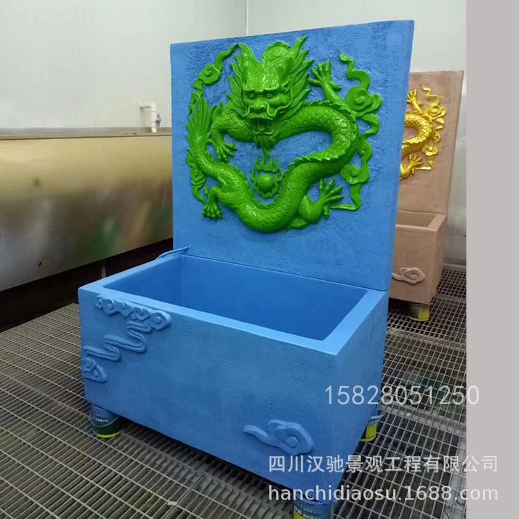 四川乐山供应成都树脂龙雕像,玻璃钢龙雕塑,仿真龙工艺品