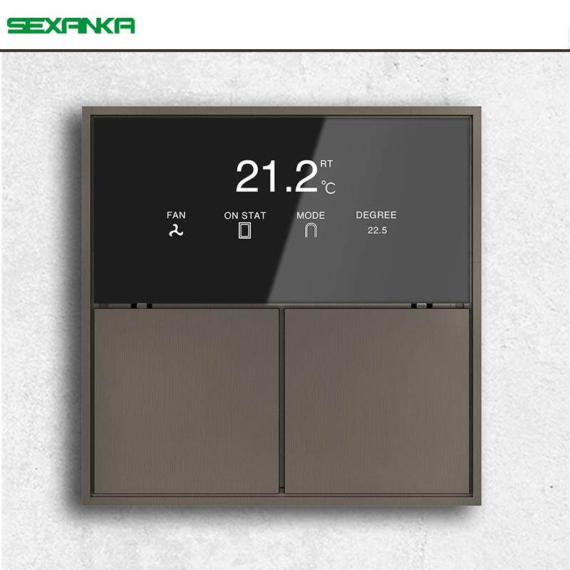SEXANKAKNXRS485智能温控开关面板2/4/8键智能家居（直销