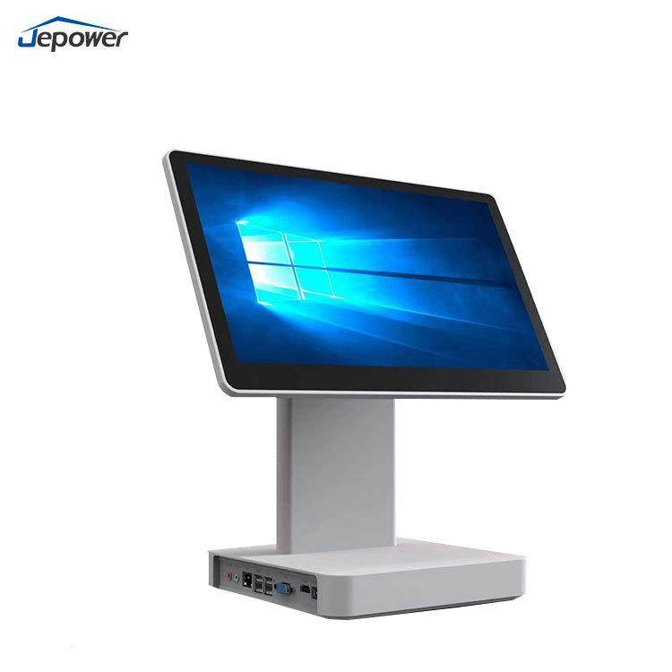 捷宝Windows单双屏机收银机15.6寸可带58mm打印触摸一体机