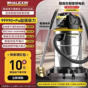 鲸森吸尘器家用大吸力工业用装修美缝保洁商用大功率家庭干湿两用