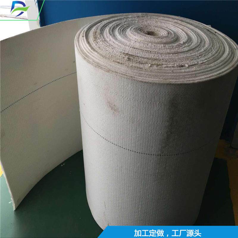 供应水泥厂硫化布B710宽透气布耐高温170度空气斜槽帆布