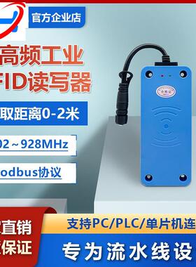 915MHZ超高频工业rfid读写器modbus485远距离读卡器流水线读取器