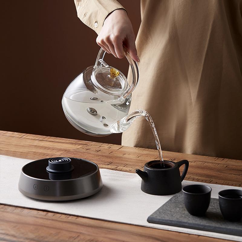 智能电陶炉茶壶煮茶套装璃GRZ高硼耐热水玻恒全自动上水电热壶温