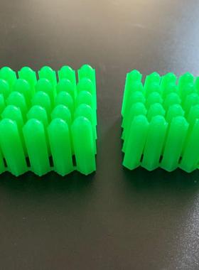 盒装全塑料膨胀管管6厘8厘胶塞绿色338新料塑料胀6mm8mm粒胶胀塞