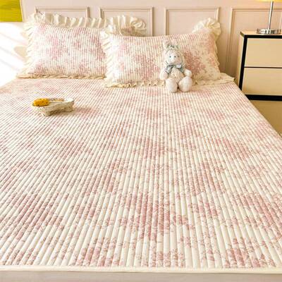 薄款床垫棉软垫家用褥子隔脏床护垫榻榻米全棉SXT20240床纯单防滑