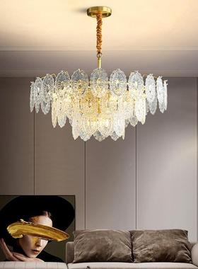 现代美简式约别复楼梯轻奢吊灯美式复古客厅78991卧墅室灯国UL