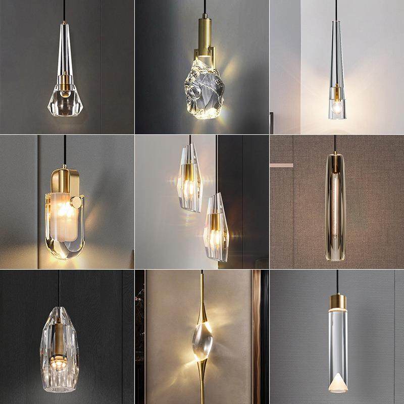 床头吊灯全铜后现代卧室灯北欧轻涩简约吧台吊线灯水晶灯led灯具,节庆用品/礼品,新娘配件,淘宝优惠券,粉丝福利购,淘宝优惠卷