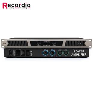 GAP 2W纯后级功放机数字hifi音质大功率二通道1U功放 R20专业600